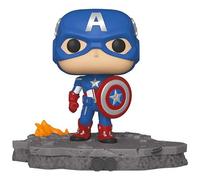 FUNKO - Pop! Marvel 589 Avengers Assemble Captain America Deluxe Amazon Exclusive