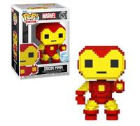 Funko Pop! Marvel 8-Bit - Iron Man - Marvel Comics - Figura in vinile da collezione - Idea regalo - Merchandise ufficiale - Giocattoli per bambini e adulti - Fan dei fumetti - Figura modello per