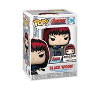 Funko Pop! Marvel: A60- Comic Black Widow With Enamel Pin - Marvel Comics - Fumetti Marvel - Esclusiva Amazon - Figura in Vinile da Collezione - Idea Regalo - Merchandising Ufficiale