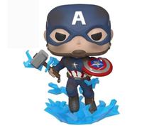 Funko Pop! Marvel Avengers Endgame #573 Capitán América con Mjolnir & Broken Shield Figura de Vinilo