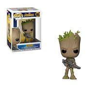 Funko Pop! Marvel: Avengers Infinity War - Groot with Blaster - Figura in Vinile da Collezione - Idea Regalo - Merchandising Ufficiale - Giocattoli per Bambini e Adulti - Movies Fans