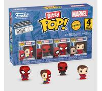 Funko Bitty Pop! Spider-Man - Parker Split - 4pkE una Mini Figura Misteriosa a Sorpresa - 0.9 Inch (2.2 Cm) - Marvel Comics - Fumetti Marvel da Collezione - Idea Regalo - Borse Party Stocking