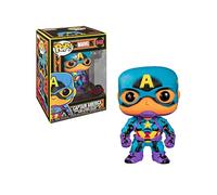 Funko POP Marvel: Black Light - Captain America Giocatollo, Multicolore, 48845