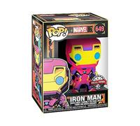 Marvel Black Light Funko POP Super Eroi Vinile Figura Iron Man 9 cm