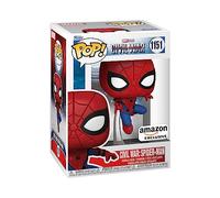 Funko Pop! Marvel: Civil War Costruisci una Scena - Spider-Man - Captain America 3 - Esclusiva Amazon - Figura in Vinile da Collezione - Merchandising Ufficiale - Movies Fans