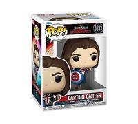 Funko Pop! Marvel: - Captain Carter - Doctor Strange - Figura in Vinile da Collezione - Idea Regalo - Merchandising Ufficiale - Giocattoli per Bambini e Adulti - Movies Fans