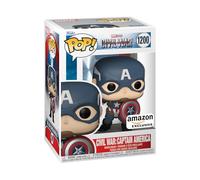 Funko Pop! Marvel: Civil War Build A Scene - Captain America - Capitan America - Esclusiva Amazon - Figura in Vinile da Collezione - Idea Regalo - Merchandising Ufficiale - Movies Fans