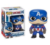 FUNKO POP Marvel Civil War Captain America Bobble 125 - Marvel