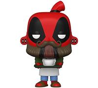 Funko Pop - Marvel #775 BARISTA DEADPOOL con PROTECTOR BOX Figure in Vinile 9cm