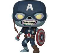 Funko Pop Marvel: E Se? - Zombie Captain America Figura In Vinile