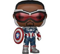 Funko Pop Marvel: Falcon And Winter Soldier - Captain America Sam Wilso