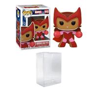 Funko Pop! Marvel: Gingerbread Scarlet Witch Bundled with EcoTEK Pop Protector