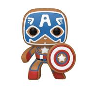 Funko Pop! Marvel: Holiday - Captain America - Marvel Comics - Fumetti Marvel - Figura in Vinile da Collezione - Idea Regalo - Merchandising Ufficiale - Giocattoli per Bambini e Adulti