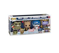 Funko Pop Marvel Holiday 4 Units Multicolor