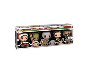 Funko Pop! Marvel: Holiday - Starlord, Groot, Drax, Mantis e Rocket Raccoon - Guardiani della Galassia 5 Pack - Fumetti Marvel - Esclusiva Amazon - Figura in Vinile da Collezione