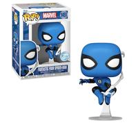 Funko Pop Marvel: I Fantastici Quattro - Spider-Man Costume Blu Esclusivo