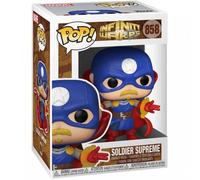 Funko Pop - Marvel Infinity Warps #858 SOLDIER SUPREME con PROTECTOR BOX Figure