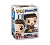 Funko Pop! Marvel: Marvel Avengers Endgame - I Am Iron Man - Metallic - Glow in The Dark - Figura in Vinile da Collezione - Idea Regalo - Merchandising Ufficiale - Giocattoli per Bambini e Adulti