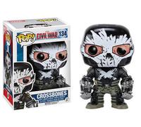 Funko Pop Marvel Ossa Incrociate Captain America Guerra Civile Figura #134
