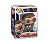 Funko Pop! Marvel: Spider-Man: No Way Home - Matt Murdock With Brick- Esclusiva Amazon - Figura in Vinile da Collezione - Idea Regalo - Merchandising Ufficiale - Movies Fans