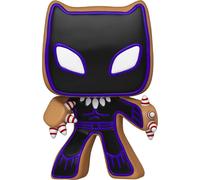 Funko Pop Marvel: Vacanza Pan di Zenzero Nero Panther Vinile Figura