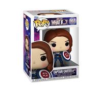 Funko Pop! Marvel - What If - Captain Carter - Marvel What If - Figura in Vinile da Collezione - Idea Regalo - Merchandising Ufficiale - Giocattoli per Bambini e Adulti - TV Fans