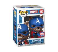 Funko POP! Marvel: Year Of The Shield - Captain America Capwolf - Marvel Comics - Exclusivité Amazon - Figurine en Vinyle à Collectionner - Idée de Cadeau - Produits Officiels