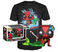 FUNKO POP MERMAID DEADPOOL (321) SPECIAL EDITION CON T-SHIRT L VINYL FIGURE