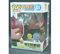 Funko Pop Might Guy 824 Figura Vinile Naruto Shippuden Glows IN Buio Nuovo Ovp