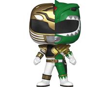 Funko Pop Mighty Morphin' Power Rangers verde/bianco Ranger Split Esclusiva figura in vinile