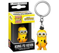 Funko Pop! Keychain: Minions 2- Kung Fu Kevin - Despicable Me: Minions - Mini Figura in Vinile da Collezione Novità Portachiavi - Riempitivi per Calze - Idea Regalo - Merchandising Ufficiale