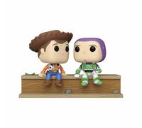 Funko POP Momento Toy Story Woody E Buzz (30° Anniversario) Figura In Vinile 5"