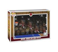 Nba Pop Moments Deluxe Vinile Figures Bulls-mj('87 Dunk Contest) 9 Cm Funko