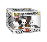 Funko Pop Moments: Disney - 101 Dalmatians - Rolly, Patch & Lucky with TV - Col