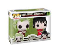 Funko POP! Movies: Beetlejuice - Beetlejuice & Lydia Deetz 2 Pack | Gadget Ufficiale Comedy - Personaggio in Vinile da Collezione - Idea Regalo Compleanno per Fan e Collezionisti