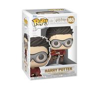 Harry Potter Pop Figure in Vinile Harry con Scopa da Quidditch 9 Cm Funko