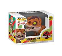 Funko POP! Movies: Jurassic Park - Tiger Raptor - Figura in vinile da collezione - Idea regalo - Prodotto ufficiale - Giocattoli per bambini e adulti - Modello di figura per collezionisti