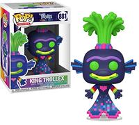 Funko Pop! Movies: Trolls World Tour-King Trollex - Figura in Vinile da Collezione - Idea Regalo - Merchandising Ufficiale - Giocattoli per Bambini e Adulti - Movies Fans