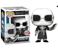 Funko Pop! Movies: UM - Invisible Man - Bianco e Nero - Universal Monsters - Figura in Vinile da Collezione - Idea Regalo - Merchandising Ufficiale - Giocattoli per Bambini e Adulti - Movies Fans