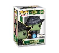 Funko POP! Movies: Wicked - Elphaba - Glitter- Esclusiva Amazon - Figura in Vinile da Collezione - Idea Regalo - Merchandising Ufficiale - Giocattoli per Bambini e Adulti - Movies Fans