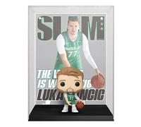 NBA Dallas Mavericks Funko POP con Cover: Slam Vinile Figura Luka Doncic 9 cm