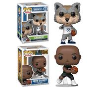 Funko Pop! NBA Minnesota Timberwolves Vinyl Figure Crunch #14 e Kevin Garnett #226, set di 2
