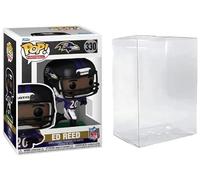 Funko Pop! NFL Legends Ed Reed Baltimore Ravens Vinyl Figure #330, multicolore, 9,5 cm, con custodia protettiva compatibile