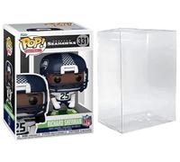 Funko Pop! NFL Seattle Seahawks Richard Sherman #331 - Figura in vinile, multicolore, 9,5 cm, con custodia protettiva compatibile