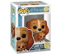 Funko POP! Disney: Lady & The Tramp - Lady With Puppy - Lady And The Tramp - Lilli e il Vagabondo - Figura in Vinile da Collezione - Idea Regalo - Merchandising Ufficiale - Movies Fans