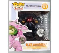 Funko pop, overwatch, D.va with meka carbone, n°177