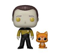 Funko Pop! & Buddy: Star Trek Next Generation - Lt. Comm Data With Spot - Star Trek The Next Generation - Figura in Vinile da Collezione - Idea Regalo - Merchandising Ufficiale - TV Fans