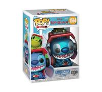 Funko Pop Plus: Lilo e Stitch - Gamer Stitch - Metallic - Figura in vinile da collezione - Idea regalo - Merchandise ufficiale - Giocattoli per bambini e adulti - fan dei cartoni animati e animazione