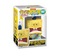 Funko POP! Plush: SpongeBob SquarePants - SpongeBob with Pizza | Gadget Ufficiale Cartoon/Animation - Personaggio in Vinile da Collezione - Idea Regalo Compleanno per Fan e Collezionisti