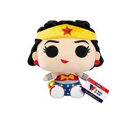 Funko Pop! Plush: WW 80th - Classic Wonder Woman - (1950's) - DC Comics- Peluche da Collezione - Idea Regalo per il Compleanno - Merchandising Ufficiale Peluche per Bambini e Adulti